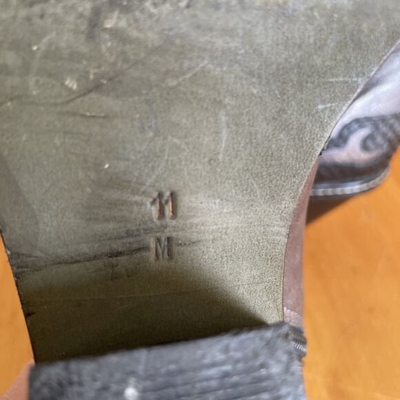 EUC Donald J. Pliner Cowboy Ankle Boots-Western Couture Collection Sz 11 - Picture 9 of 9